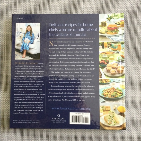 The Humane Table Cookbook - Picture 2 of 3